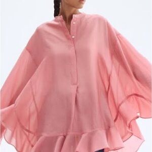H&M Studio Flowy Pink Blouse